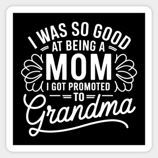 Promoted to Grandma Sticker
